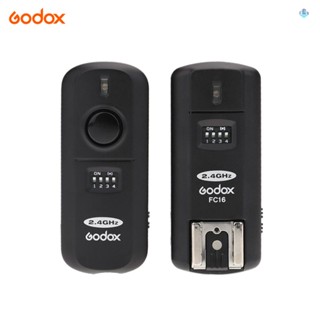 Godox FC-16 รีโมตกดชัตเตอร์ไร้สาย 16 ช่อง 2.4GHz แบบเปลี่ยน สําหรับ Canon 5D 6D 7D 5D Mark III 60D 600D 700D 70D 650D 550D