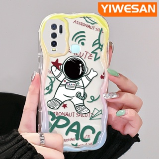 เคสโทรศัพท์มือถือแบบนิ่ม ใส กันกระแทก ลายการ์ตูนนักบินอวกาศ สําหรับ VIVO Y30 Y30i Y50