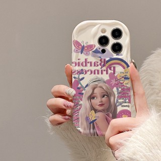 เคสโทรศัพท์ซิลิโคน TPU แบบนิ่ม ลายเจ้าหญิงบาร์บี้ 3D สําหรับ VIVO Y21 2021 Y21T Y21S Y33T Y33S Y22S Y35 Y50 Y30i Y77 Y78 Plus Y85 Y93 Y36 Y76 Y76S Y02S