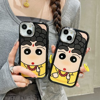 เคสโทรศัพท์มือถืออะคริลิค กันกระแทก ลายการ์ตูนชินจัง สําหรับ iPhone 14Pro 13 12 11 Pro Max