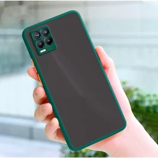 เคส Realme 8 4G เคสเรียลมี ขอบสีผิวด้าน เคสกันกระแทก เคสนิ่ม TPU Case