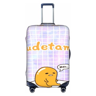 Gudetama ผ้าคลุมกระเป๋าเดินทาง ลายการ์ตูนตลก ซักทําความสะอาดได้ สําหรับกระเป๋าเดินทาง ขนาด 18-32 นิ้ว