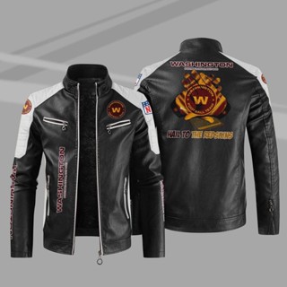 NFL Redskins football team custom jacket windbreaker outdoor sports leather long-sleeved thin section rainproof jacket