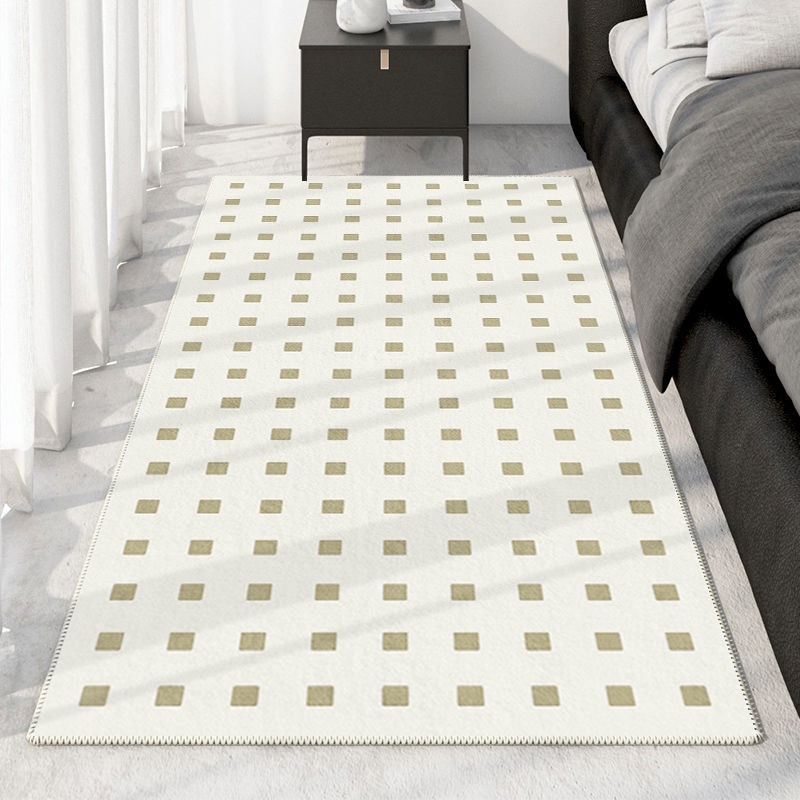 [BH] พรมกํามะหยี่คริสตัล เรียบง่าย ยาว ข้างเตียง ราคาถูก นอร์ดิก ห้องนอน ห้องนั่งเล่น โซฟา พรมปูพื้น กันลื่น ห้องเด็ก เครื่องซักผ้า พรมระเบียง ข้างเตียง ซักได้ ตกแต่งเสื่อซักผ้า - รูปที่ 5