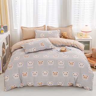 Bedding Sheet ผ้าปูที่นอน6ฟุต/5ฟุต/3.5ฟุต ผ้าปูที่นอน รัดมุม360องศา 12นิ้ว Setผ้าปู (ปลอกหมอน+ลอกหมอนข้าง+ผ้าปู)