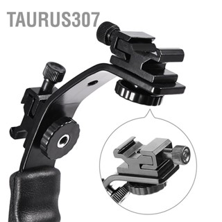 Taurus307 ตัวยึดแฟลชรูปตัว L Hot Shoe Mount สำหรับไฟฉาย DV กล้องวิดีโอ 120/135 กล้องฟิล์ม