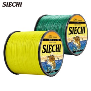 Siechi สายเอ็นตกปลา PE ถัก 300 ม. 4 เส้น 100% ทนทาน สําหรับทะเลสาบ ทะเลสาบ ซูเปอร์สตริง