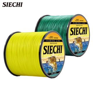 Siechi สายเอ็นตกปลา PE แบบถัก 300 ม. หลายเส้นใย 100% ทนทาน 4 เส้น