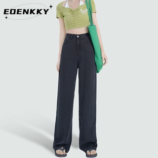 EOENKKY  กางเกงขายาว กางเกงยีสน์ผู้หญิง ทรงหลวม ๆ ตรง Retro Hip Hop Pants 2023 NEW Style  Comfortable ทันสมัย พิเศษ Unique A97L3J6 36Z230909