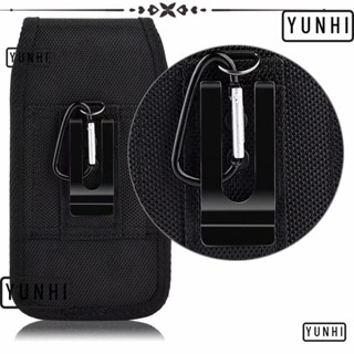 Yunhi กระเป๋าคาดเอว ผู้ชาย ตะขอห่วง ที่ใส่บัตร