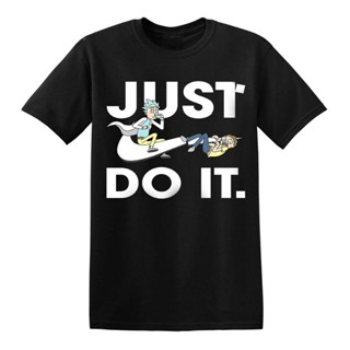 Just Do It T-Shirt Rick And Morty Spoof American Anime Funny Mens Womens Tshirt T Shirt_03