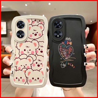 เคส OPPO Reno8 T 5G เคส OPPO A78 5G สำหรับ OPPO A78 5G เคสโทรศัพท์มือถือแบบนิ่ม tpu กันกระแทก ลายการ์ตูนน่ารัก สําหรับ KLQ