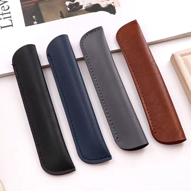 กระเป๋าเครื่องเขียน หนัง PU แบบนิ่ม แบบพกพา สีสันสดใส