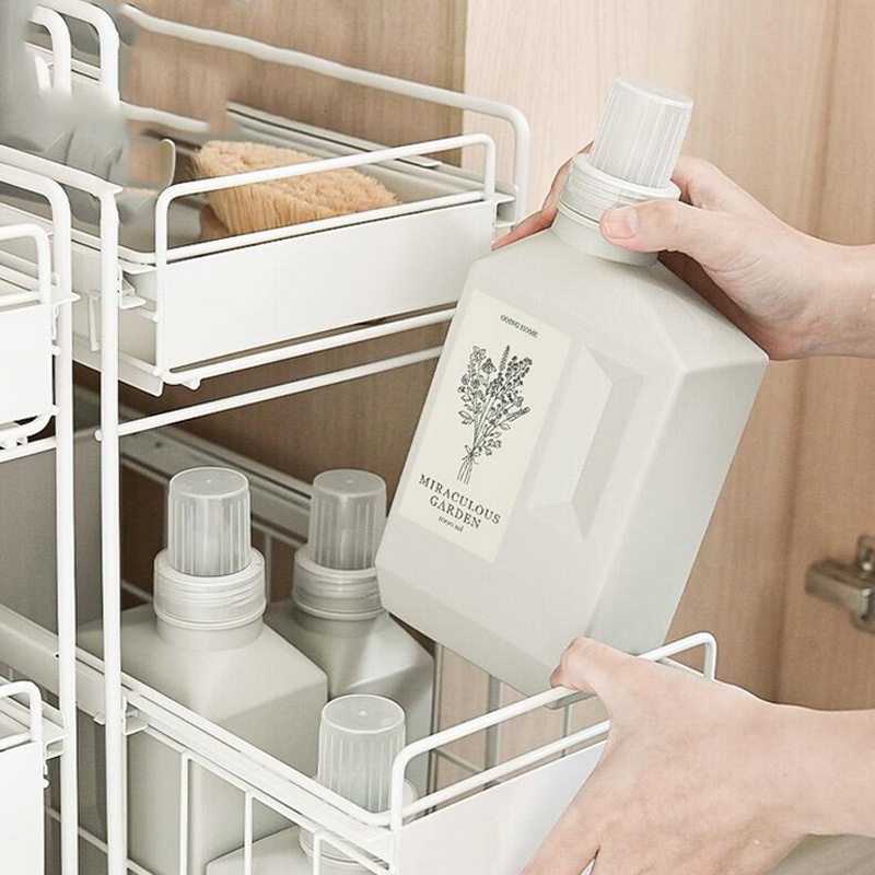 ขวดน้ำยาซักผ้า ขวดรีฟิล ขวดใส่น้ำยาปรับผ้านุ่ม ใช้ซ้ำได้ กล่องเก็บน้ำยา Empty bottles - รูปที่ 6