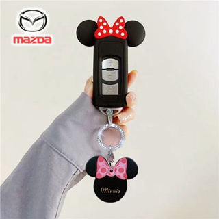 เคสกุญแจ ฝาครอบกุญแจรถมาสด้าระดับไฮเอนด์ ลายการ์ตูนน่ารัก Mazda 2 3 5 6 2017 Cx-4 Cx-5 Cx-7 Cx-9 Cx-3 Cx5