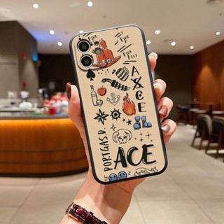 เคสโทรศัพท์มือถือนิ่ม ลายการ์ตูนอนิเมะ One Piece ACE สําหรับ Redmi Note 10S 10 11S 11 11T 9T 9S 9 Pro Max 9C 10A 8 9Prime 8A