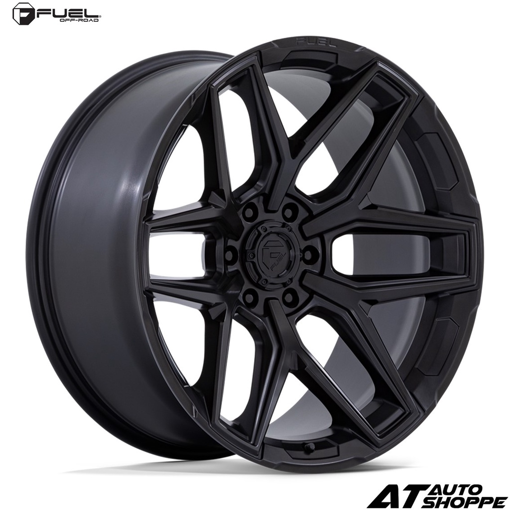 (1PC) FUEL OFFROAD FLUX MATTE BLACK 20X9J ET1 6Hx139.7 SPORTRIM SPORTRIMS RIM RIMS 4X4 4WD