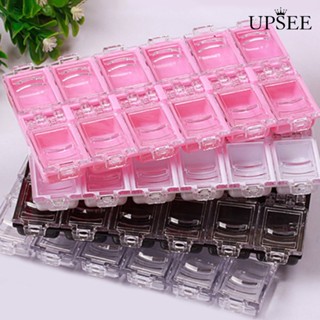 Upsee❀กล่องเปล่า 12 ช่อง สําหรับใส่เครื่องประดับ ลูกปัด ตกแต่งเล็บ