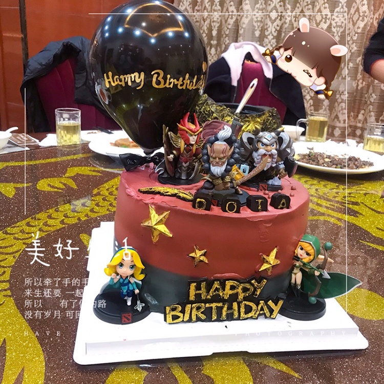 DOTA 2 เกมรูป SF roshan Lina Pudge Queen jug PVC Action Figure ti11 Aegis คอลเลกชันรุ่น - รูปที่ 4