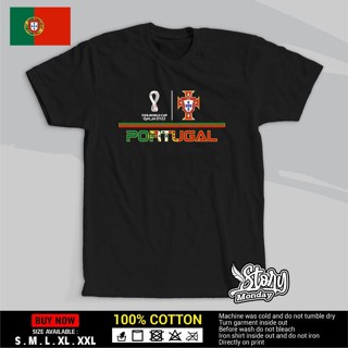 oversize T-shirt Qatar WORLD CUP เสื้อยืดลําลอง แขนสั้น พิมพ์ลาย PORTUGAL 2022 2022 VIRAL สําหรับผู้ชาย S-5XL