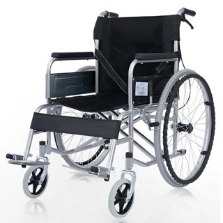 [[ ผ่อน 0% 3 เดือน ]] WHEELCHAIR รถเข็นนั่งถ่าย ล้อแม็ก (CA609) สามารถพับเก็บได้