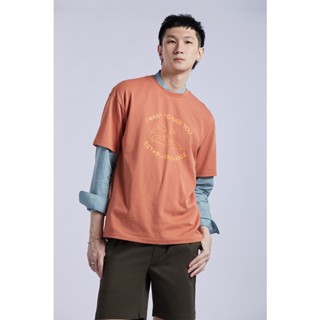 ESP เสื้อทีเชิ้ตพิมพ์ลาย ผู้ชาย | Graphic Print T-Shirt (Oversized) | 3586