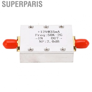 Superparis LNA Amplifier  DC 9‑15V Durable 31dB High Gain 50K‑2GHZ Easy Installation Stable Signals Wideband Amplifier  for RF