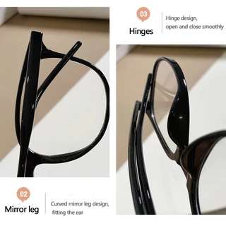 👓เกาหลีรุ่นแฟชั่นสายตาสั้นแว่นตา 👓 0 ° ~ 600 °องศาชายและหญิง ป้องกันแสงสีฟ้า แว่นตาสายตาสั้น กรอบแว่นตา Super Light Square ขนาดใหญ่ 099