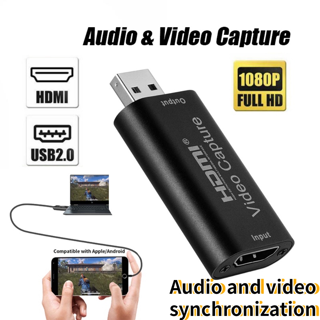 HDMI to USB Record Video Capture Audio Camera 4K 1080P Usb 2 to Hdmi Converter Usb C Capture Card Ps4 Game Camera