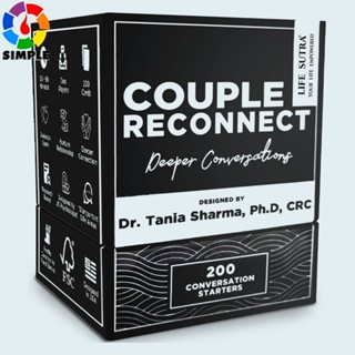 Life Sutra - Couple Reconnect Game - 200 Couples Conversation Cards - Card Game for Couples