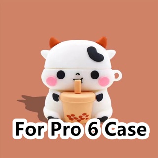 【จัดส่งรวดเร็ว】เคสหูฟัง แบบนิ่ม ลายการ์ตูนน่ารัก สําหรับ Pro 6 Pro 6