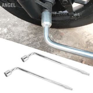 ANGEL 2 ชิ้น 21 มิลลิเมตรรถอะไหล่ยาง Lug ประแจ L ชนิด Hex Key Slotted End Socket Wrench สำหรับรถยนต์