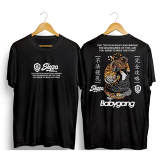 【ใหม่】เสื้อยืด Skyzo Tiger Kanji