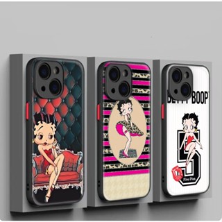 เคสโทรศัพท์มือถือนิ่ม ป้องกันเลนส์ ลาย 40WES เบ็ตตี้บูปน่ารัก สําหรับ iPhone SE SE2 SE3 7 8 Plus XR XS Max 11 Pro Max