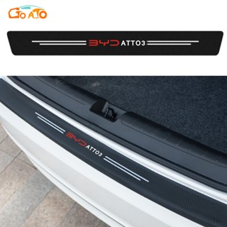 GTIOATO สำหรับ BYD Atto3 สติกเกอร์ท้ายรถ คาร์บอนไฟเบอร์ สติกเกอร์ติดรถ สติ๊กเกอร์กันรอย ฟิล์มกันรอยรถยนต์ กันรอยประตูรถยนต์ สติกเกอร์ตกแต่งรถยนต์ สติ๊กเกอร์ติดรถ ของแต่งรถยนต์