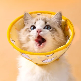 🐱COD🐶 ทำความสะอาดง่าย ใช้ทน ลำโพงหมา ลำโพงแมวปลอกคอสัตว์เลี้ยง ลำโพงกันเลีย S/M/L