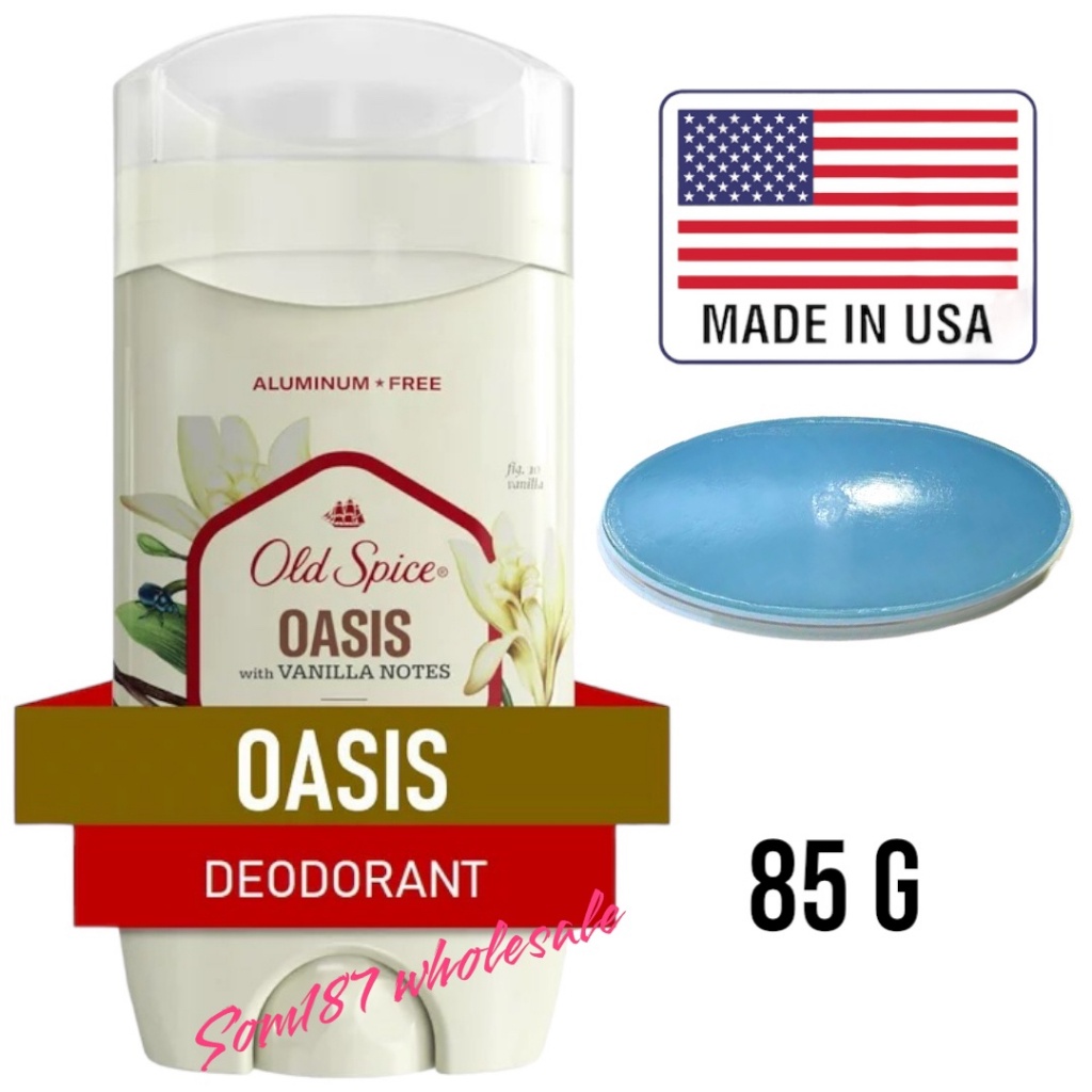 Old Spice Oasis Deodorant with Vanilla Notes Scent 85g.