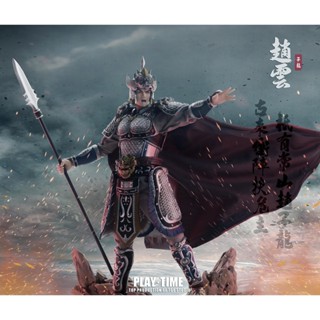 พร้อมส่ง ของเล่นตุ๊กตาทหาร ขยับได้ 1/10 Three Kingdoms Zhao Yun Zhao Zilong KG001