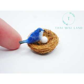 นกบลูเบิร์ดจิ๋ว Blue bird งาน handmade นกบลูเบิร์ด นกจิ๋ว นก นกสำลี นกสำลีจิ๋ว บลูเบิร์ด  Bluebird #ของจิ๋ว #ของตกแต่ง