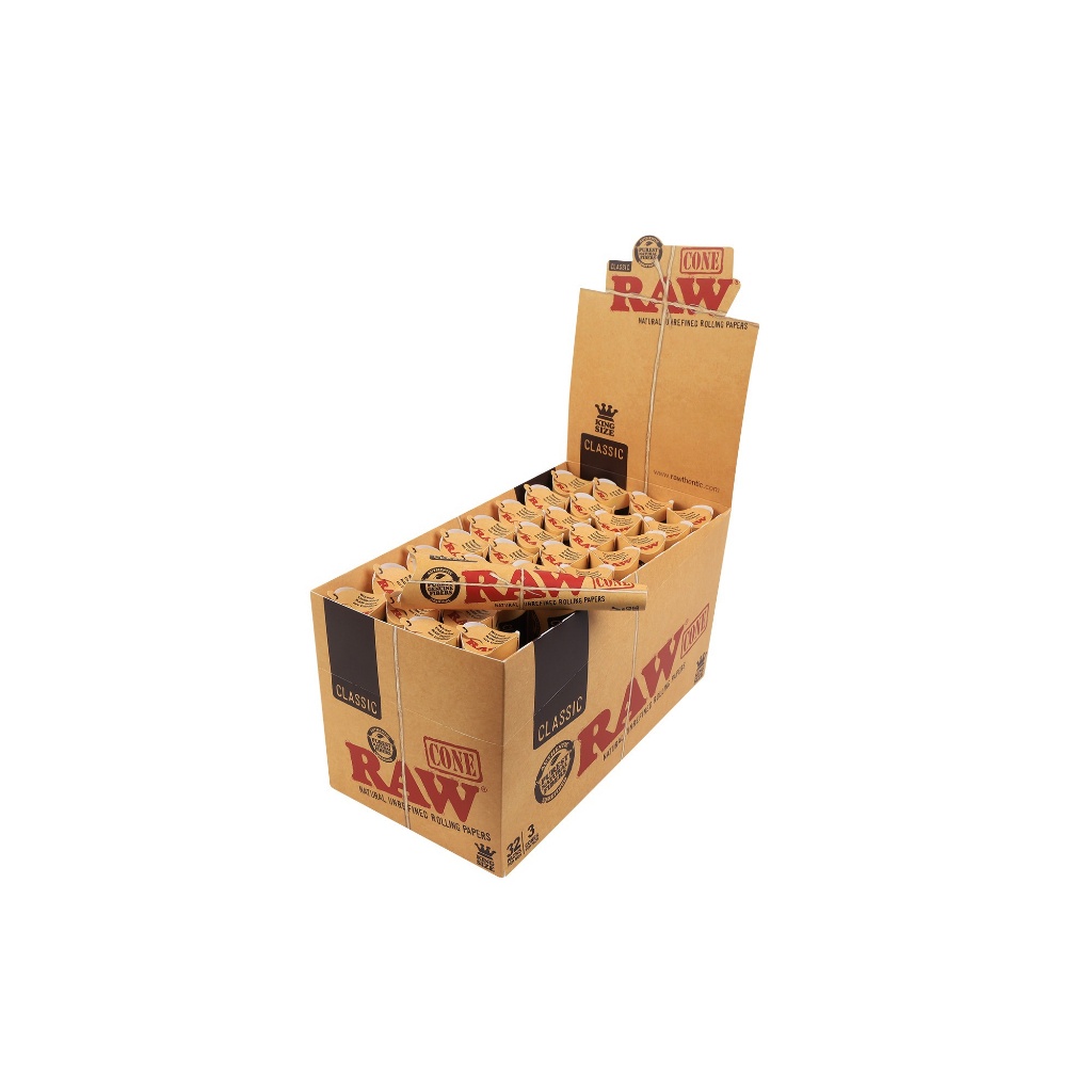 (ของแท้100%) RAW Pre-Rolled Cones King Size Slim โคนสำเร็จรูปความยาว 110มม.
