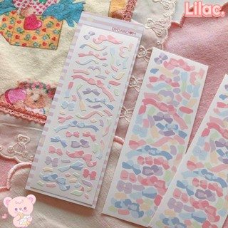 Lilac สติ๊กเกอร์กลิตเตอร์กลิตเตอร์สไตล์เกาหลี Diy สําหรับติดตกแต่งสมุดงานหัตถกรรม