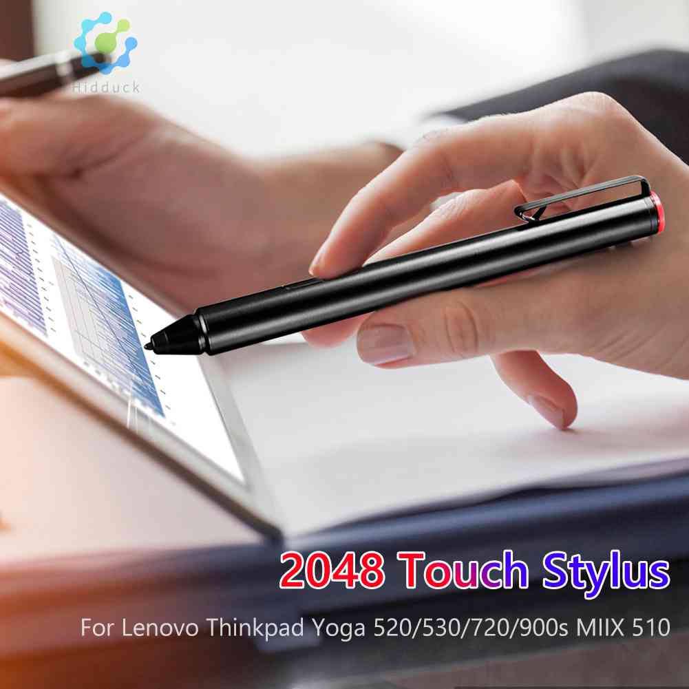 ปากกาสไตลัสสัมผัส 2048 สําหรับ Lenovo Thinkpad Yoga 520 530 720 900s MIIX 510 [Hidduck.th]