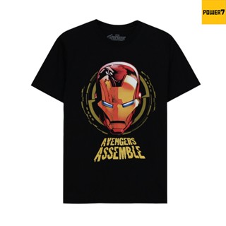 TOP CTPower 7 shop ไอรอนแมน มาร์เวล เสื้อยืด Marvel Iron Man การ์ตูนลิขสิทธิ์แท้ รุ่น 0420-761