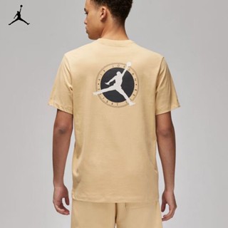 Air Jordan FLIGHT MVP เสื้อยืดลําลอง แขนสั้น คอกลม ผ้าฝ้าย พิมพ์ลายโลโก้ สําหรับผู้ชาย ผู้หญิง DX9564