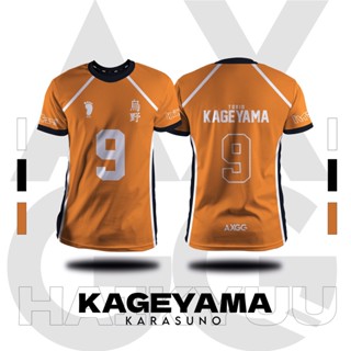 ฤดูร้อน เด็กร้อน นาย เสื้อยืด ลายอนิเมะ Haikyuu Karasuno Hinata  ขนาด 100 ซม.-160 ซม. สําหรับเด็ก และผู้ใหญ่ XS-3XL