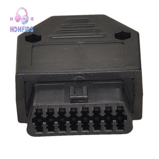 Obd2 OBD II 16 pin อะแดปเตอร์ซ็อกเก็ตเชื่อมต่อ OBD เชื่อมต่อ + Enclosures + Terminal + screws