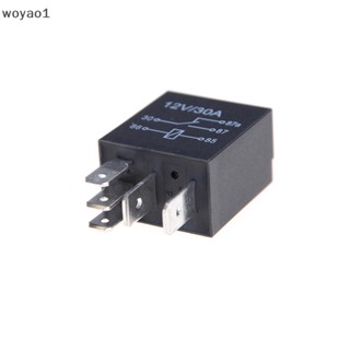 [woyao1] รีเลย์ DC 12V 5 Pins 30A สําหรับรถยนต์ จักรยาน