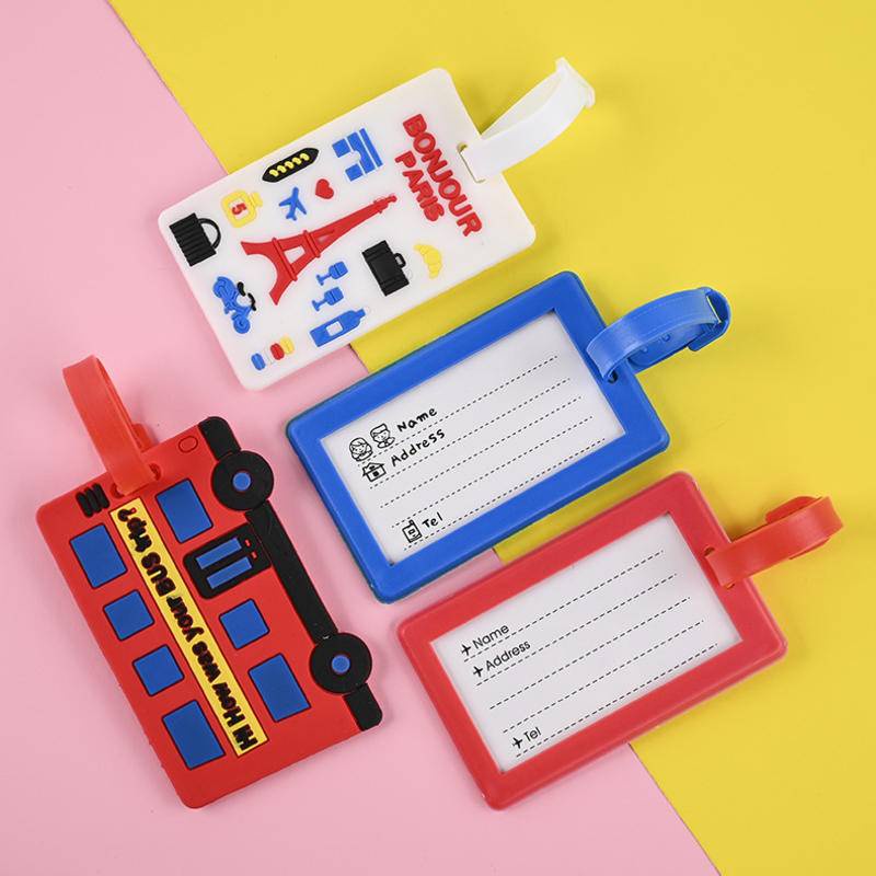 ✨ส่งไวจากไทย✨ป้ายห้อย สําหรับติดกระเป๋าเดินทาง PVC travel luggage tag