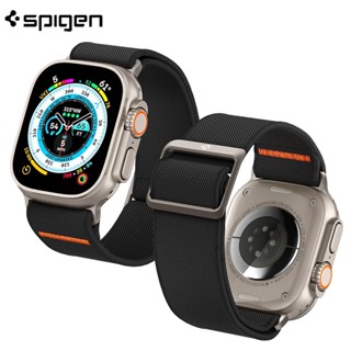 Spigen สายนาฬิกาข้อมือไนล่อน สําหรับ Apple Watch Ultra 49 มม. S8 7 6 5 4 3 2 1 SE SE2 (44 มม. 42 มม. 45 มม. )