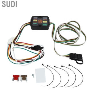 Sudi Trailer Wiring Harness Trailer Wiring Harness Kit Easy Connection Plug and Play Reliable 4 Pin for Car